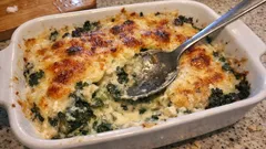 Gratin de chou frisé à la béchamel et à l’emmental : fondant et bien doré