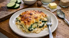 Gratin de courgettes à la béchamel : fondant, doré et jamais détrempé