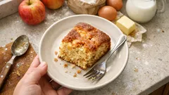 Gâteau aux pommes tout simple : moelleux, parfumé et prêt sans stress
