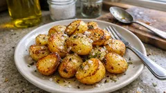 Pommes de terre de Noirmoutier au four : dorées, fondantes et bien croustillantes