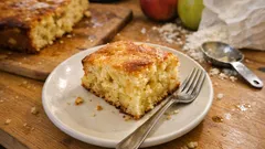 Gâteau au yaourt aux pommes au Thermomix : moelleux, pâte prête en 1 minute