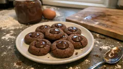Biscuits au Nutella en 3 ingrédients : prêts en 10 minutes, cœur bien tendre
