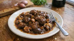 Rognons de bœuf sauce Madère : la cuisson douce pour les garder tendres