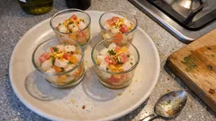 Verrines de Saint-Jacques aux agrumes : l’entrée fraîche, chic et sans cuisson