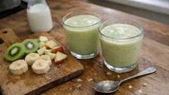 Smoothie kiwi, banane et pomme : crémeux, frais et prêt en 5 minutes