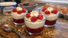 Verrines fruits rouges et mascarpone : un dessert frais qui se prépare à l’avance