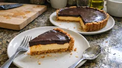 Tarte orange–chocolat : crème d’orange et ganache noire, fondante et facile à réussir