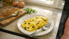Omelette aux cébettes : moelleuse et parfumée, prête en quelques minutes