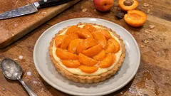 Tarte aux abricots et crème pâtissière : croustillante, fondante, bien parfumée