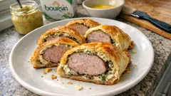 Filet mignon en croûte au Boursin : une pâte bien dorée, une viande moelleuse