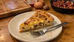 Quiche lorraine maison : simple, bien dorée et moelleuse à cœur