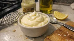 Mayonnaise maison au mixeur : une émulsion bien ferme, rapide et sans stress