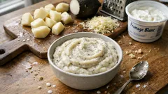 Purée pommes de terre–radis noir : onctueuse, légèrement poivrée et facile