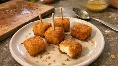 Sucettes au chèvre en feuille de brick : croustillantes au four en 10 minutes