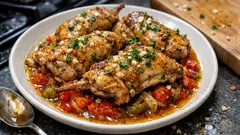 Lapin au four sans matière grasse : moelleux, légumes fondants et touche de moutarde