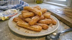 Churros maison comme à la fête foraine : croustillants dehors, moelleux dedans