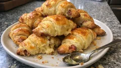 Mini-croissants jambon-gruyère : la recette feuilletée qui dore toujours bien