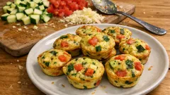 Mini flans salés courgette-tomate au comté : des bouchées légères pour l’apéro