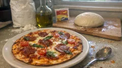 Pâte à pizza fine et croustillante : la recette simple pour une pizza maison bien dorée