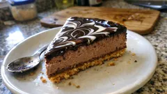 Cheesecake au Nutella cuit au four : base croustillante, cœur bien crémeux