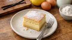 Gâteau magique à la vanille : une seule pâte, trois couches bien nettes après cuisson