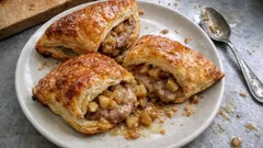 Chaussons aux pommes à la crème de noisette : feuilletés dorés, faciles à réussir