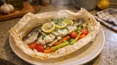 Dorade royale en papillote au four : moelleuse, citronnée et sans effort