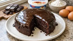 Gâteau chocolat mascarpone ultra fondant : prêt en quelques étapes, avec glaçage brillant