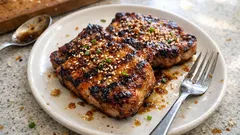 Côtes d’échine au miel et soja : une marinade express pour une belle caramélisation au grill