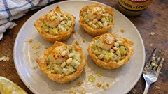 Croustillants de Saint-Jacques au poireau en feuille de brick, faciles au four