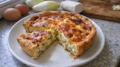 Quiche aux endives et au chèvre : fondante, dorée, parfaite avec une salade