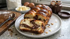 Brioche tressée au KitchenAid : mie filante et dorure parfaite, pas à pas