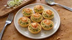 Mini-tartelettes poireaux–Saint-Jacques : croustillantes, fondantes et très faciles