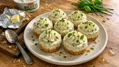 Mini cheesecakes salés ricotta–Boursin : l’apéro chic et simple à préparer