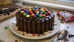 Gâteau KitKat au chocolat et ganache noire : le dessert festif facile à monter